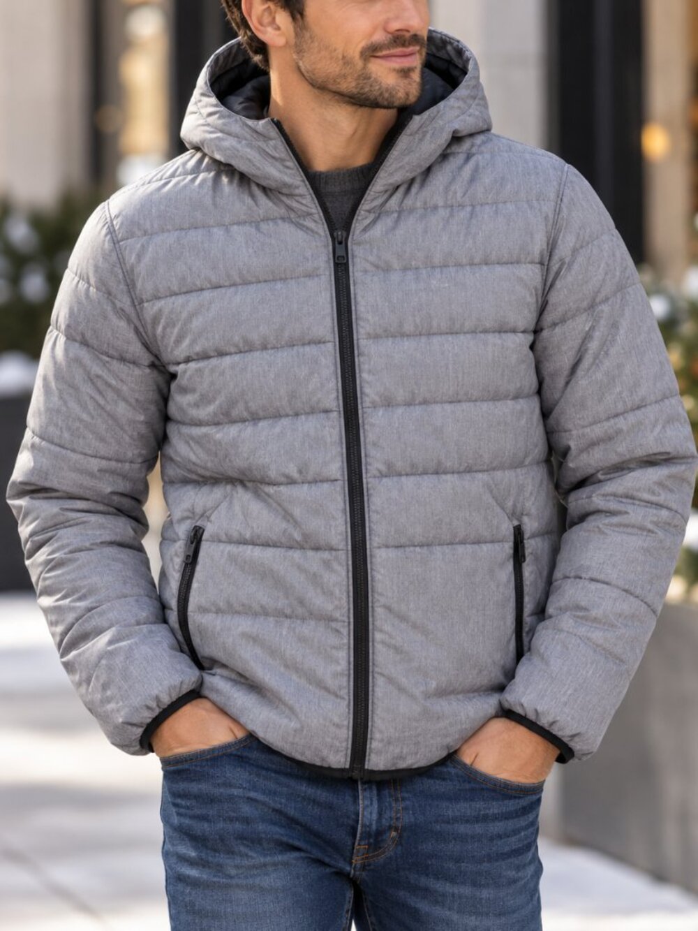 Jack & Jones Hooded Puffer Jacket MEDIUM
